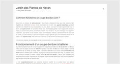 Desktop Screenshot of jardin-plante-nexon.com